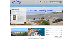 Desktop Screenshot of costaazultenerife.com